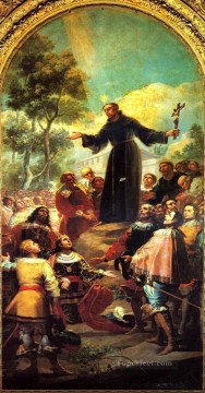 Francisco goya Painting - San Bernardino de Siena predicando a Alfonso V de Aragón Francisco de Goya